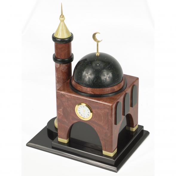 Часы &amp;quot;Мечеть&amp;quot; лемезит долерит средняя 117892