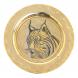 Тарелка с гравюрой &amp;quot;Рысь&amp;quot; 22,5 см Златоуст 123292