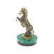 Статуэтка &amp;quot;Конь на дыбах&amp;quot; на подставке из амазонита 5х4,5х7,5 см 129429