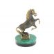 Статуэтка &amp;quot;Конь на дыбах&amp;quot; на подставке из амазонита 5х4,5х7,5 см 129429