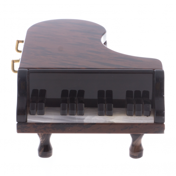 Шкатулка &amp;quot;Рояль&amp;quot; из коричневого обсидиана 121978