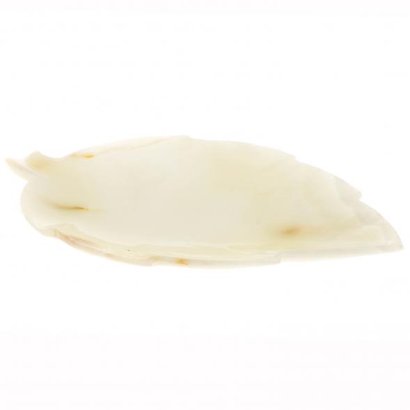 Тарелка &amp;quot;Лист&amp;quot; из оникса 22,5х15,5х1,5 см (7) 130094