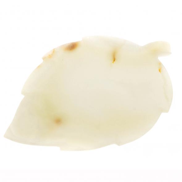 Тарелка &amp;quot;Лист&amp;quot; из оникса 22,5х15,5х1,5 см (7) 130094