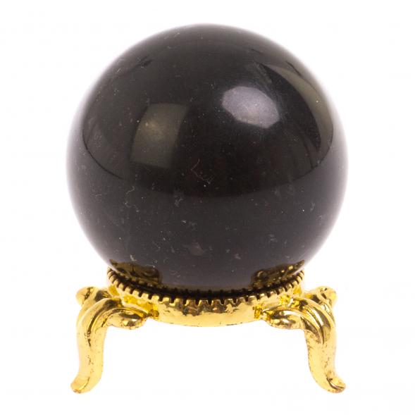 Шар из черного змеевика 4 см 126379