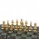 Шахматы подарочные &amp;quot;Камелот&amp;quot; из бронзы и шабровского змеевика 40х40 см 126838