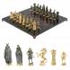 Шахматы подарочные &amp;quot;Викинги&amp;quot; с бронзовыми фигурами 40х40 см 118060