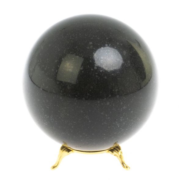 Шар диаметром 10,5 см камень базальт 127624