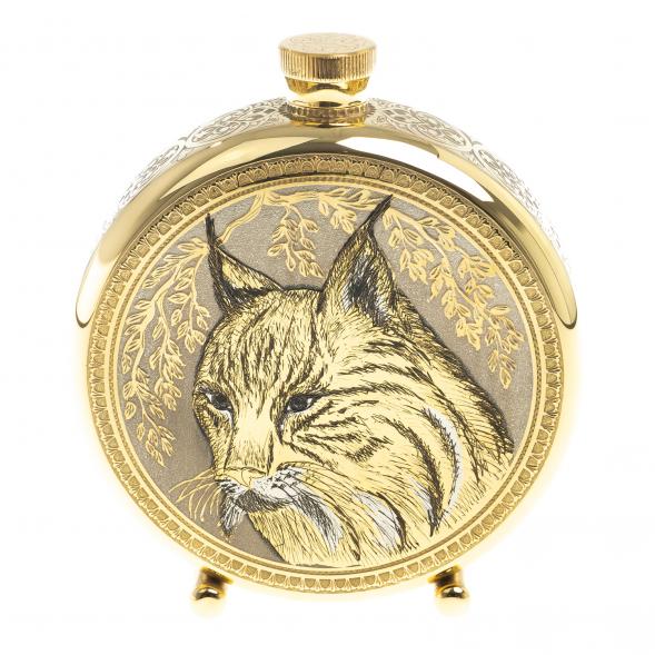 Фляжка с гравюрой &amp;quot;Рысь&amp;quot; Златоуст 123485