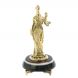 Статуэтка из бронзы &amp;quot;Фемида&amp;quot; на подставке из черного змеевика и мрамора 128092