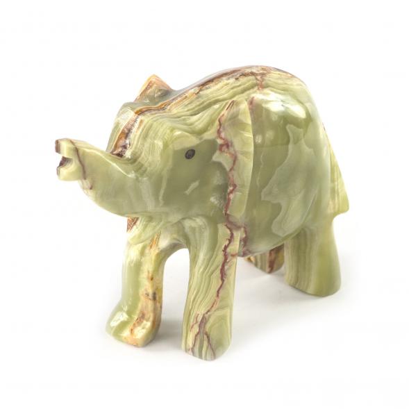 Фигурка &amp;quot;Индийский слон&amp;quot; камень оникс 12,8х5х11,2 см (5) 121688