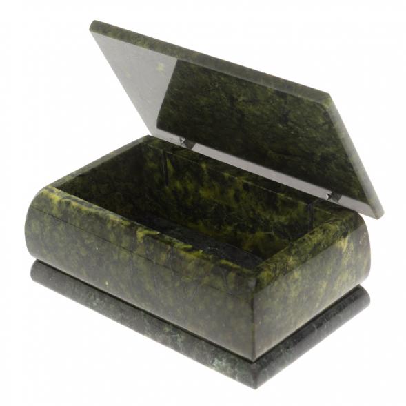 Шкатулка &amp;quot;Ларец&amp;quot; из змеевика 10,5х6х5 см 122827