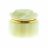 Шкатулка из оникса "Грибок" бело-зеленая 6,4х4,7 см (2,5)