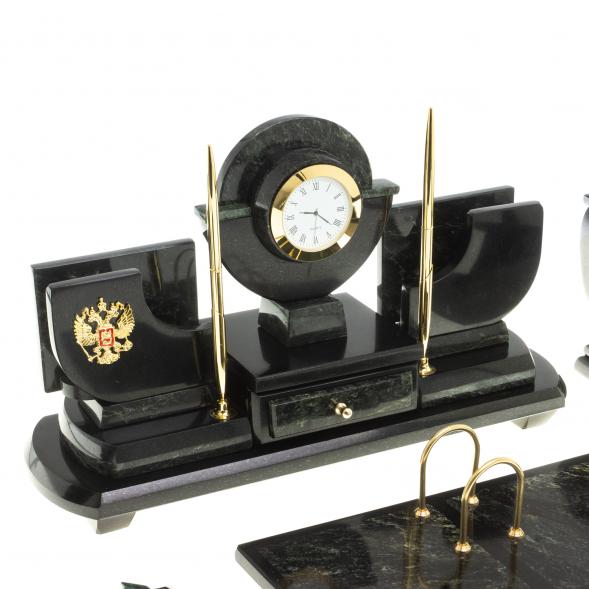 Письменный набор из змеевика &amp;quot;Директор&amp;quot; 121153