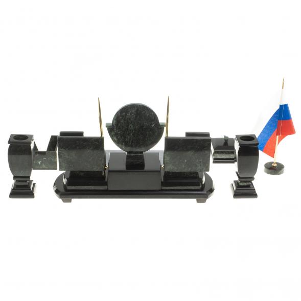 Письменный набор из змеевика &amp;quot;Директор&amp;quot; 121153