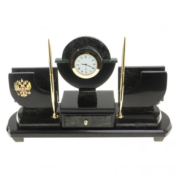 Письменный набор из змеевика &amp;quot;Директор&amp;quot; 121153