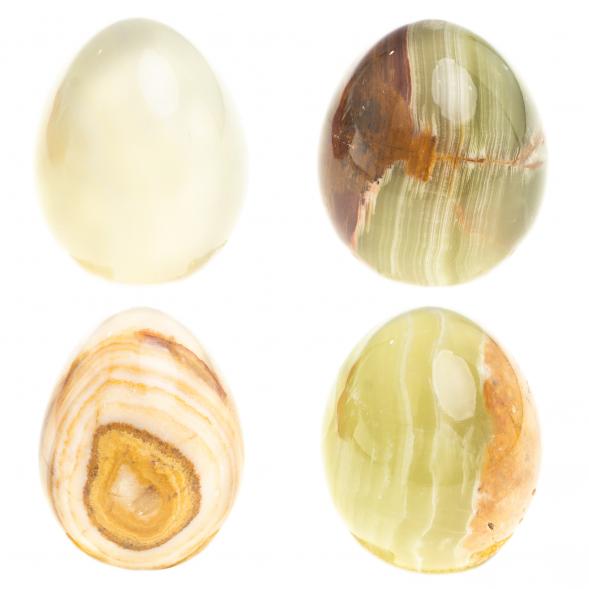 Каменное яйцо из оникса 4х5 см (1,5х2) 123939