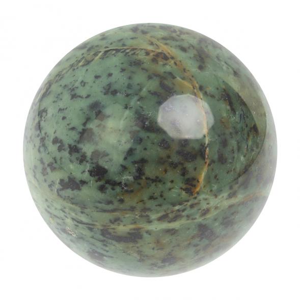 Шар из уральского нефрита 9,5 см 127073