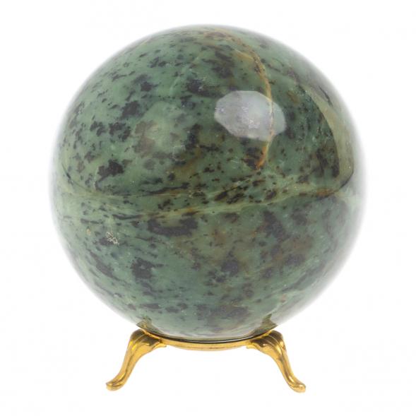 Шар из уральского нефрита 9,5 см 127073