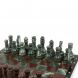 Шахматы &amp;quot;Традиционные&amp;quot; из лемезита и змеевика 40х40 см 128861