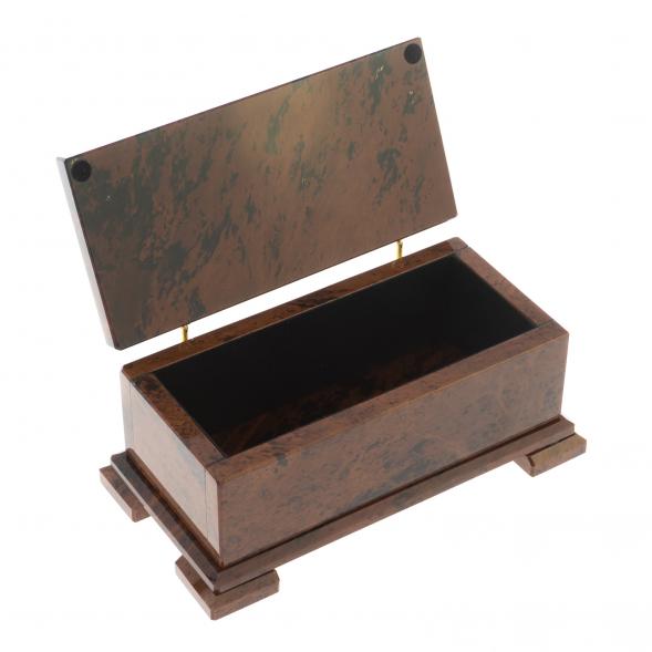 Шкатулка с иконой &amp;quot;Святые лики&amp;quot; камень обсидиан 18,5х10х7,5 см 122356