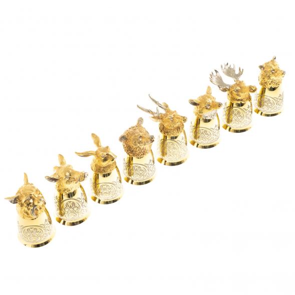 Набор стопок перевертышей &amp;quot;Лесные звери&amp;quot; 8 шт Златоуст 123662