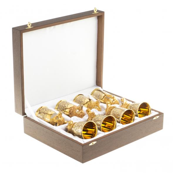 Набор стопок перевертышей &amp;quot;Лесные звери&amp;quot; 8 шт Златоуст 123662