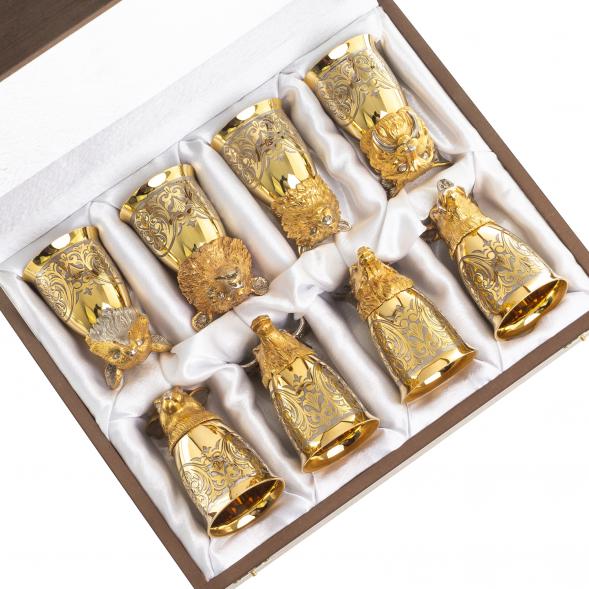 Набор стопок перевертышей &amp;quot;Лесные звери&amp;quot; 8 шт Златоуст 123662