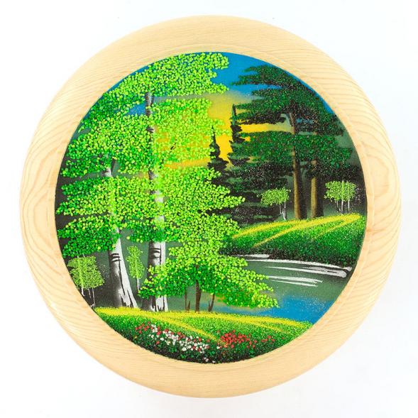 Тарелка декоративная &amp;quot;Лето&amp;quot; 30 см каменная крошка 119583