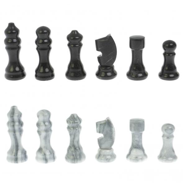 Шахматы &amp;quot;Турнирные&amp;quot; с багетом змеевик гранит 128862