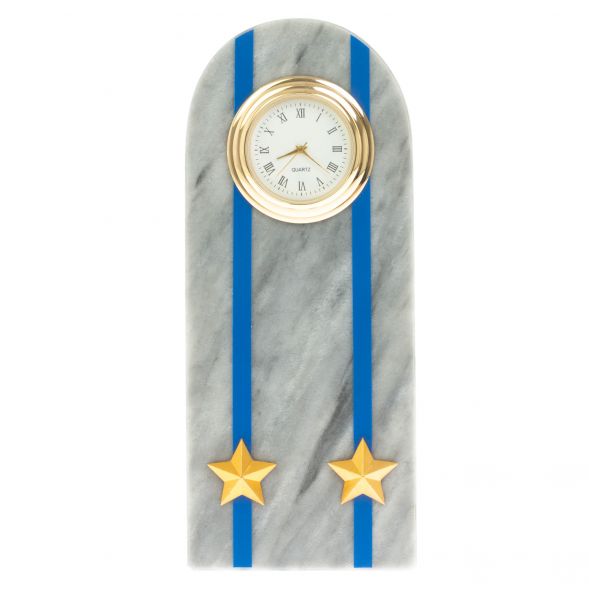 Часы-погон &amp;quot;Подполковник МЮ &amp;quot; камень мрамор 129158