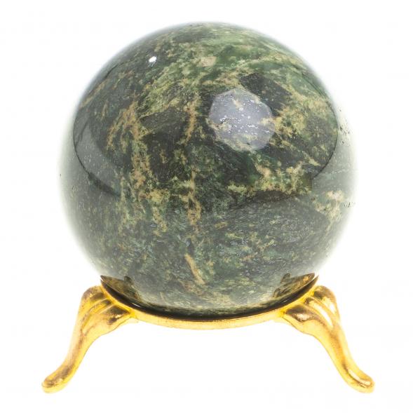 Шар из темно-зеленого змеевика 5,5 см 123583