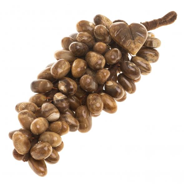 Сувенир &amp;quot;Гроздь винограда&amp;quot; коричневый оникс 100 ягод 123941