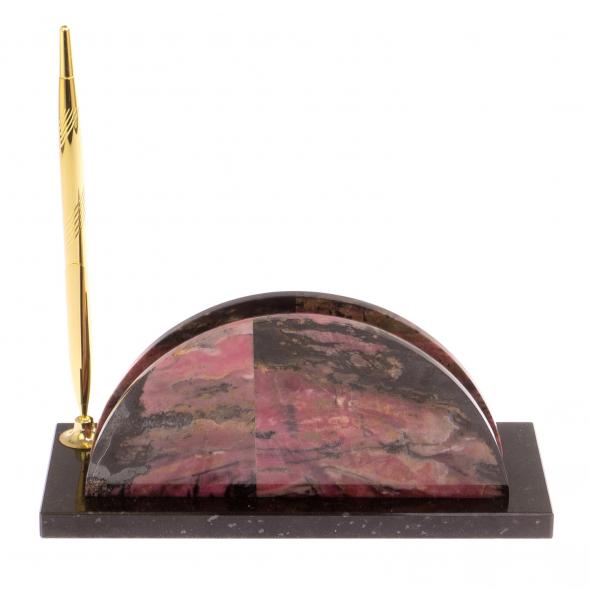 Настольный мини-набор &amp;quot;Овал&amp;quot; камень родонит 124973