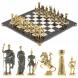 Настольные шахматы &amp;quot;Римские&amp;quot; бронза мрамор  40х40 см 117814