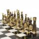 Настольные шахматы &amp;quot;Римские&amp;quot; бронза мрамор  40х40 см 117814