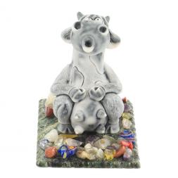 Сувенир "Корова" из мрамолита
