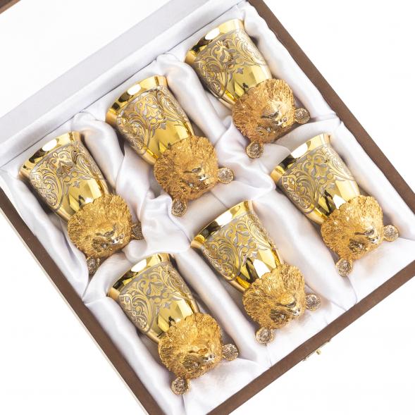 Стопки перевертыши &amp;quot;Медведь&amp;quot; набор 6 шт Златоуст 123664