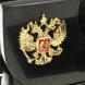 Настольный набор из змеевика &amp;quot;Престиж&amp;quot; с символикой России 124017