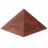 Пирамида из лемезита 5х5х3,1 см