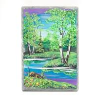 Панно из камня на подставке &amp;quot;Лето&amp;quot; 11,5х15 см 116898