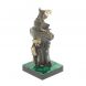 Бронзовая статуэтка &amp;quot;Конь в пальто&amp;quot; из малахита 127552