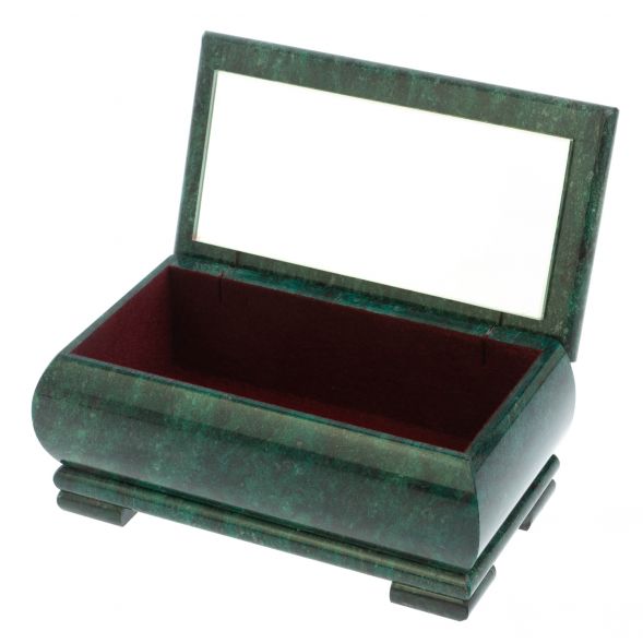 Шкатулка &amp;quot;Хозяйка медной горы&amp;quot; из змеевика 18х10х8,5 см 128418