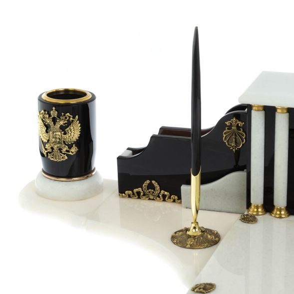 Набор из обсидиана и мрамора &amp;quot;Губернатор&amp;quot; 129082