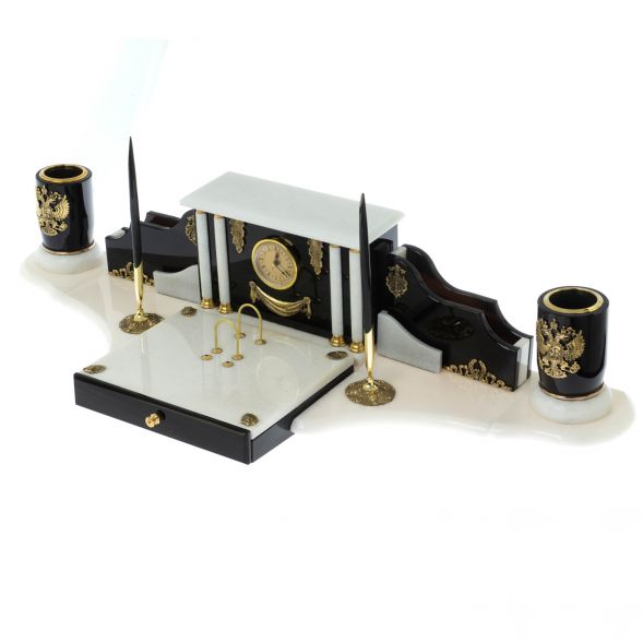 Набор из обсидиана и мрамора &amp;quot;Губернатор&amp;quot; 129082