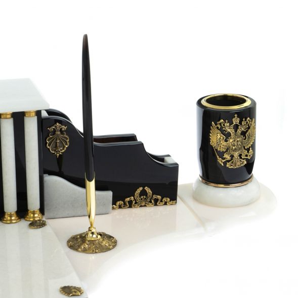 Набор из обсидиана и мрамора &amp;quot;Губернатор&amp;quot; 129082