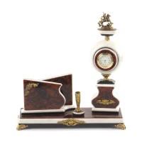 Письменный мини-набор &amp;quot;Святой Георгий&amp;quot; камень мрамор 121635