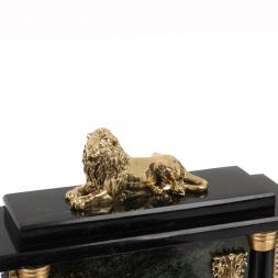 Письменный настольный набор "Лев" из змеевика