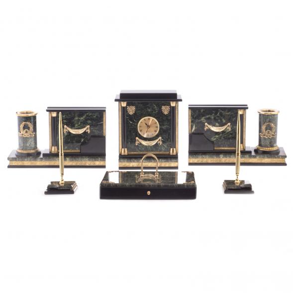 Письменный набор из змеевика &amp;quot;Цезарь&amp;quot; 122208