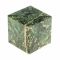 Кубик камень темно-зеленый змеевик 22 мм