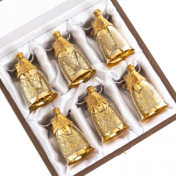 Стопки перевертыши &amp;quot;Лось&amp;quot; набор 6 шт Златоуст 123665